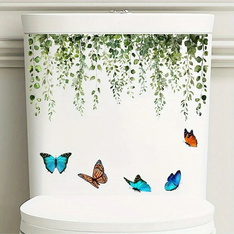Sustainable Living Walla Walla - 1PC Sostenibile PVC Farfalla e Foglie
