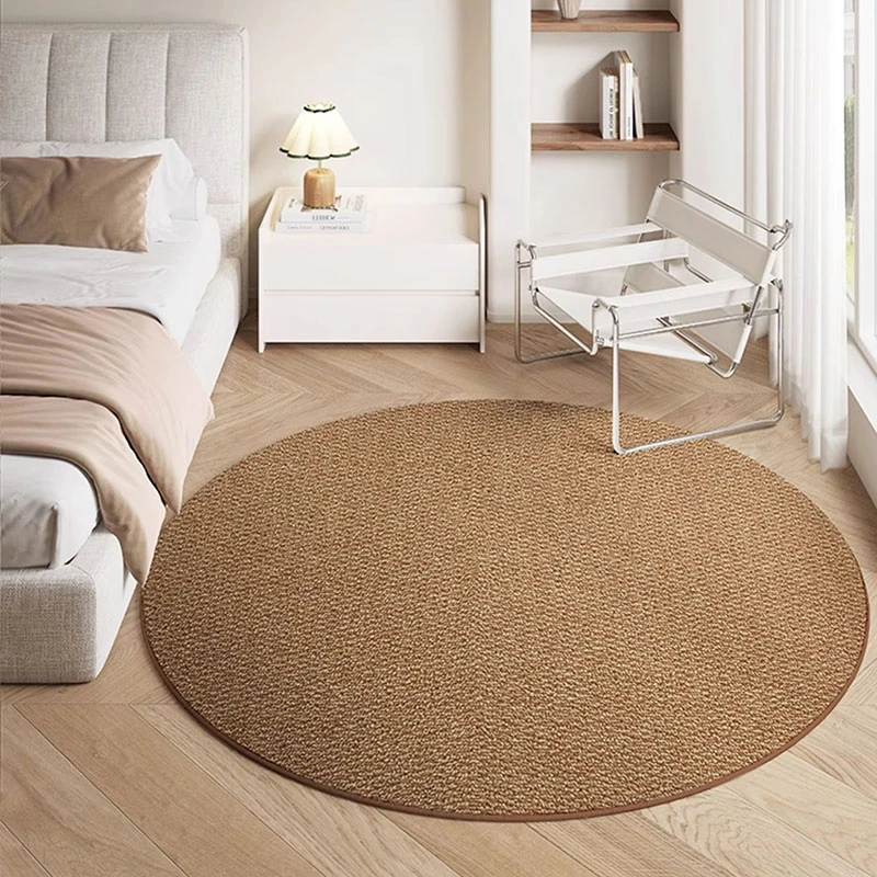 Sustainable Living Homes - Tappeto Rotondo Giapponese Zen Minimalista, Adatto